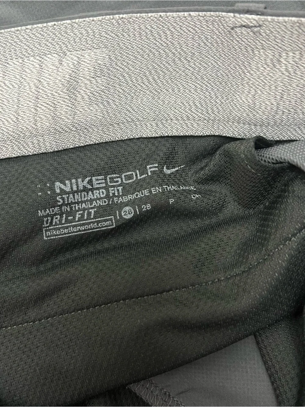 Nike Golf Drifit Performance Stretch Shorts Men’s Sz 28 Gray